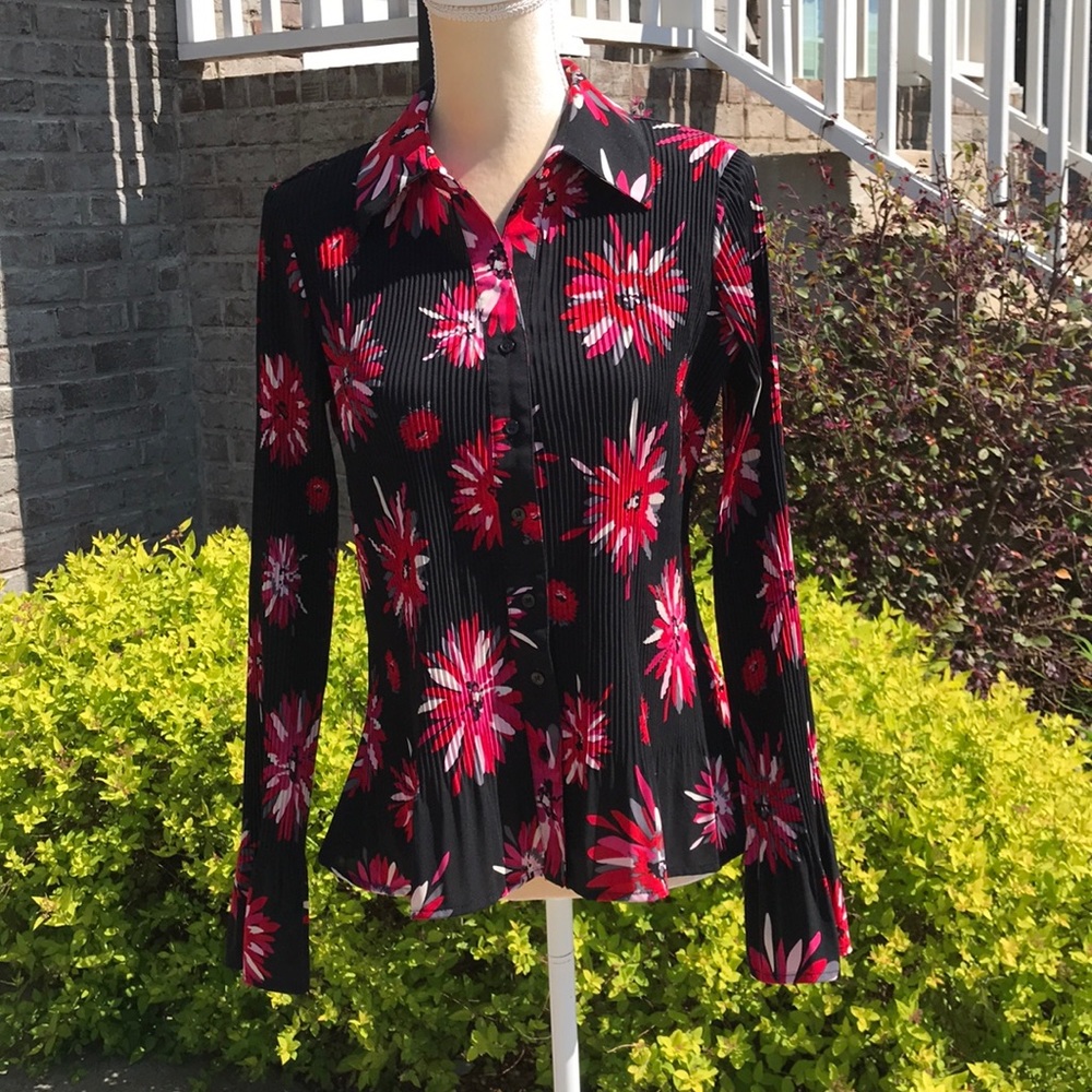 Christopher & Banks Floral Top - Medium